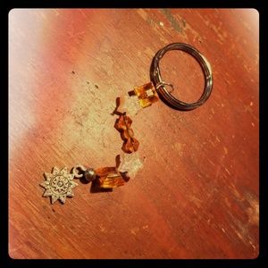 Orange sunshine keychain 9K